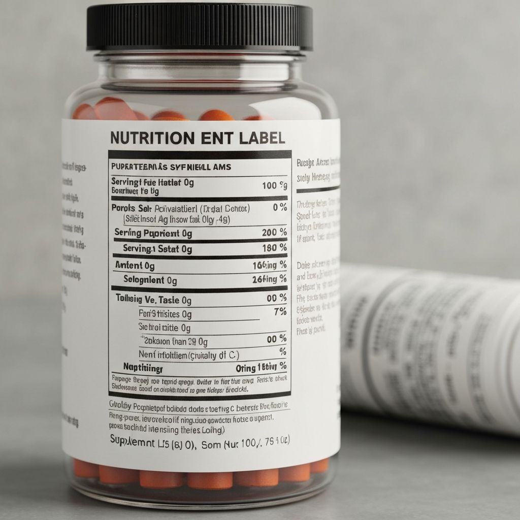 Understanding ingredient lists